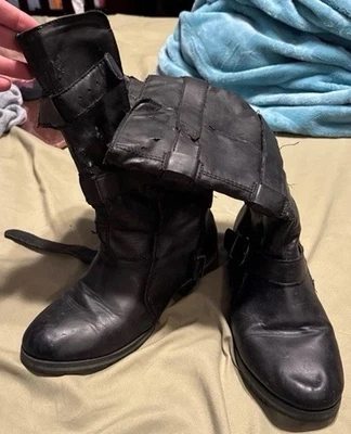 Black American Eagle boots size 9 Great for HALLOWEEN - Изображение 1 из 4