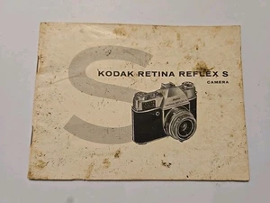 Kodak Retina Reflex S Original Instruction Manual In English - Picture 1 of 5