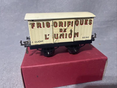 French Hornby No. 1, Refrigerator Van, FRIGORIFIQUES DE L’UNION, Restored, Bxd! - Image 1 of 4