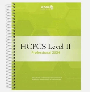HCPCS 2024 Level II Professional Edition - Spiral-bound By AMA - GOOD - Picture 1 of 1