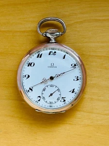 2P671 Omega silver pocket watch, cal. 19LB.TI popular collection model - Picture 1 of 20