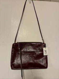 NUEVO Bandolera Hobo Ziggy 100% Cuero Genuino en Merlot - Imagen 1 de 10