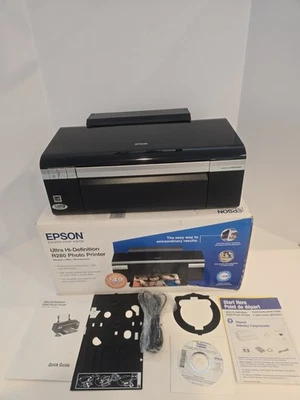 Epson Ultra Hi Definition R280 Photo Color Inkjet Printer In Box - Image 1 of 4