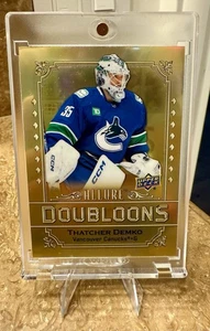 2024/25 Upper Deck Allure THATCHER DEMKO Gold Metal Doubloons!! Canucks 🥅🏒 - Picture 1 of 3