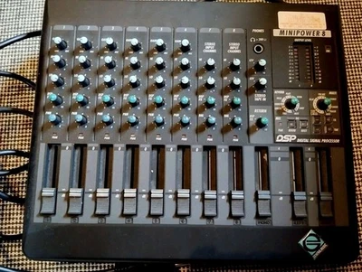 Generalmusic Minipower 8 Power Mischpult 300 WATT mit DSP + BEDIENUNGSANLEITUNG  - Bild 1 von 4