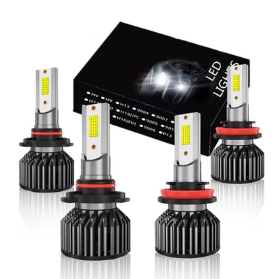 For RAM C/V 2013-2015 6000K White LED Headlight Bulbs High Low Beam Cool White - Image 1 of 4