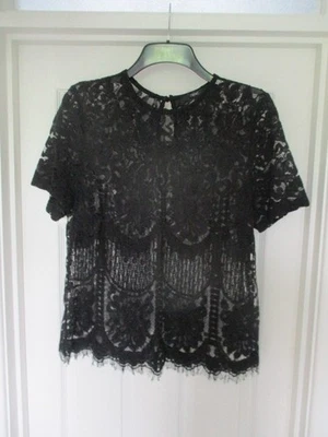 Next Top, encaje negro talla 16 Foto 1 de 4