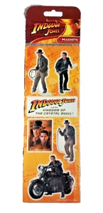 Indiana Jones Crystal Skull Movie Fridge Magnet Figure Set NEW + UNOPENED - Picture 1 of 4