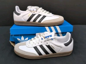 Adidas Samba OG Sneakers Casual Kid's Shoes US 5.5 White Black IE3675 - Picture 1 of 13