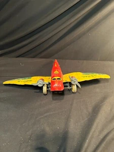 Avión de juguete de doble motor de cuerda de hojalata Marx U.S. Mail 990-5 de la década de 1930 - raro de colección - Imagen 1 de 4