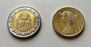 Ägypten 2022: 1 Pfund + 50 Piaster / Egypt 1 Pound 2022 + 50 piastres 2022 - Bild 1 von 2