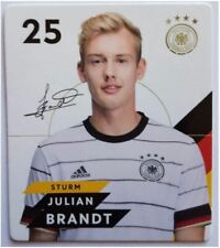 Julian Brandt DFB Sammelkarte Rewe - EM 2020 - Sammelkarte 25 - Julian Brandt