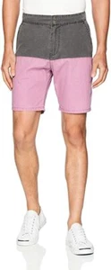 $55 Quiksilver Men's Barby Point Shorts Color Block Retro Mens Size 36 New - Picture 1 of 3