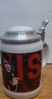 Elvis Presley Collection Stein Beer Mug 1968 Comeback Special No. 12565 Lid