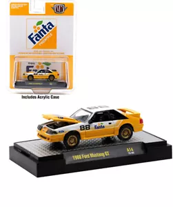 M2 Machines Fanta 1:64 1988 Ford Mustang GT Model NIP 32500-A14-P8 - Picture 1 of 4