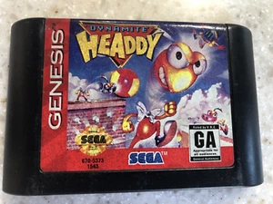 CARTUCHO DE JUEGO DYNAMITE HEADDY SEGA GENESIS SOLO FUNCIONA BIEN NES HQ - Imagen 1 de 1