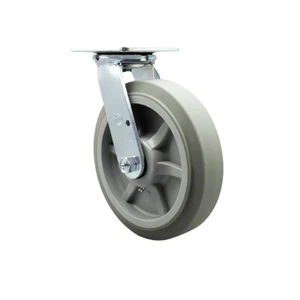 8 Inch Thermoplastic Rubber Wheel Swivel Caster with Roller Bearing SCC - Picture 1 of 5