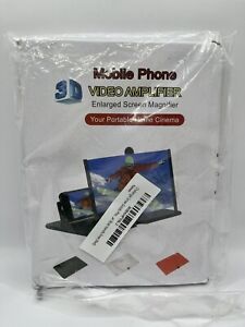 Amplificateur vidéo pour téléphone portable loupe écran agrandi petite taille rouge neuf