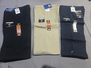 Dickies Boy's Classic Flat Front Pant, Sizes 8 to 20 - Picture 1 of 11