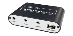 Audio óptico premium SPDIF a analógico 5.1 con reproducción de audio MP3 WMA - Imagen 1 de 7