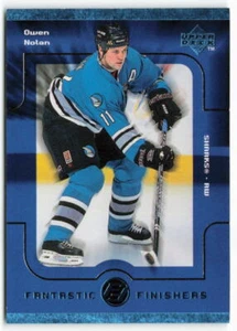 1998-99 Owen Nolan Upper Deck Fantastic Finishers - San Jose Sharks - Picture 1 of 2