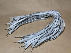 Posten x12 Paar Vintage SILBER GLITZER SCHNÜRSENKEL 1980er Dutzend Sets NEU NOS - Bild 1 von 7