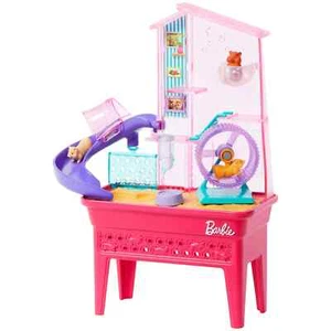 Barbie World Hamster Pet Playground Playset 9 Pcs Set - Picture 1 of 5