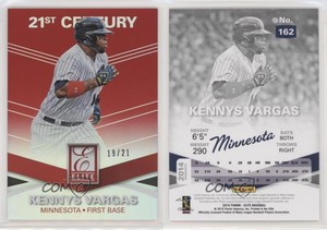 2015 Panini Elite 21st Century Red /21 Kennys Vargas #162