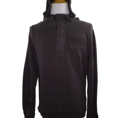 Armani Exchange A/X Hoodie Mens Pure Cotton Brown Polo Hooded Sweatshirt Medium - Image 1 of 4