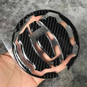 Carbon Fiber Gas Cap Cover Decal Tank Pad Ninja ZX4R/6R/10R Z400/Z650/Z900/Z1000 - Foto 1 di 4