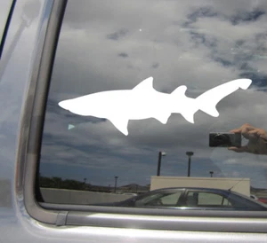 Tiburón Tigre de Arena - Gris Enfermera Coche Laptop Parachoques Ventana Vinilo Calcomanía Adhesiva 01324 - Imagen 1 de 2