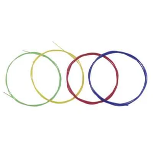 4 cuerdas de ukelele arco iris cuerdas de guitarra coloridas para guitarra folclórica acústica... - Imagen 1 de 6
