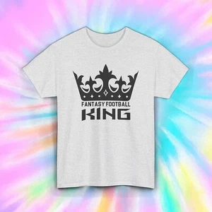 Camiseta Fantasy Football King | Camiseta Gráfica Corona | S-5XL Regalo para Él - Imagen 1 de 8