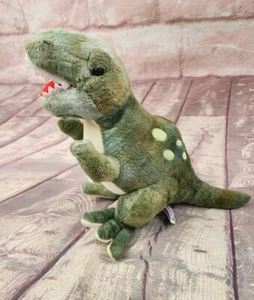 Pretex Dinosaur T-Rex 10" Plush Green Realistic Stuffed Animal Toy Retired - Picture 1 of 7