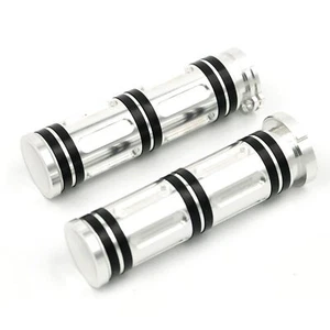 Heavy Duty CNC Billet 1" Handlebar Hand Grips for Sportster Dyna Softail Tour... - Picture 1 of 4