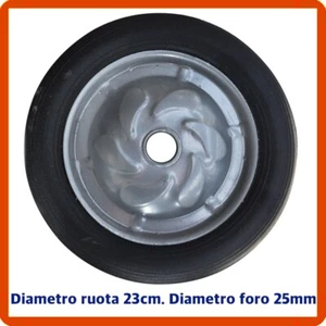 Ruote ruota piena per betoniera elettrica gommata carrello antiforatura Sidex - Foto 1 di 2