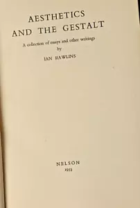 ÄSTHETIK UND GESTALT SAMMLUNG VON AUFSÄTZEN UND SCHRIFTEN VON RAWLINS 93023 - Bild 1 von 3
