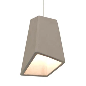 Besa Lighting Skip 1 Light LED Pendant, Satin Nickel/Tan - 1XT-SKIPTN-LED-SN - Picture 1 of 1