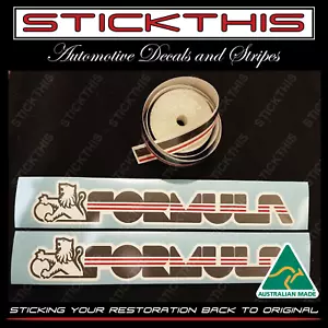 Holden VL Commodore and Camira JD, JE Formula Sedan - Decal and Stripe Kit - Bild 1 von 2