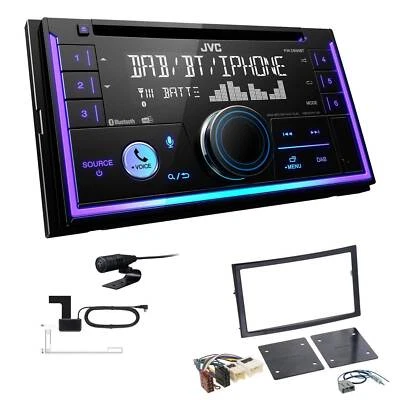 JVC 2-DIN MP3 Autoradio Bluetooth DAB+ für Nissan 350 Z 2002-2005 schwarz - Bild 1 von 4