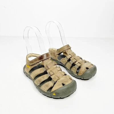 Sandalia Keen Boys Newport Fisherman cuero marrón EE. UU. 11 Foto 1 de 4