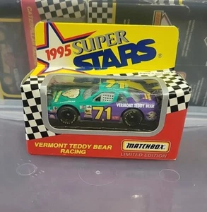 1995 Matchbox Superstars Vermont Teddy Bear Racing Kevin Lepage Limited Edition - Picture 1 of 5