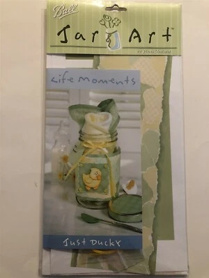 全新 Ball Jar Art Life's Moments Just Ducky- 独特 15 件 婴儿礼品包装套件 — 第 1/3 张图片