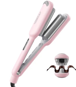 TYMO Compact Rovy Curling Iron & Hair Crimper Wave. 1 inch Pink. NWB - Picture 1 of 6