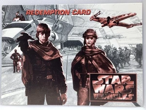 STAR WARS VEHICLES REDMPTION CARD - Picture 1 of 2