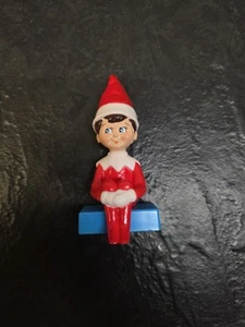 Vintage Christmas Elf Decoration Pressman Toy Company 1990s Holiday Decor - Picture 1 of 6