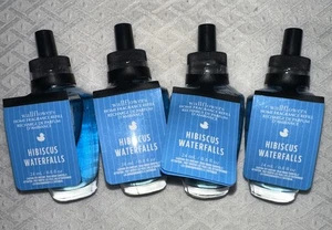 BATH AND BODY WORKS X4 Hibiscus Waterfalls Wallflower Fragrance Refill Bulbs - Picture 1 of 1