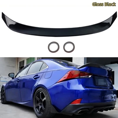 Alerón trasero negro brillante para Lexus IS200T IS300 IS350 2014-2020 NUEVO Foto 1 de 4