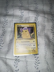 Pokemon 2000 1st Edition Italian Pikachu Base Set 58/102 - Picture 1 of 2