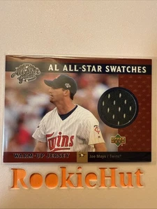 2002 Upper Deck All Star Swatchs Joe Mays ASA-JM - Picture 1 of 2